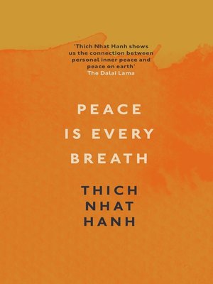 cover image of Peace Is Every Breath